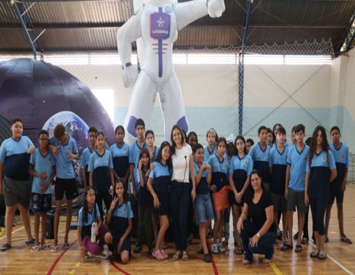 Alunos de Ubarana Participam da Exposição do Planetário Urânia